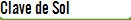 Clave de Sol